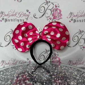 Disney ears pink Mickey Mouse Minnie Mouse Polka Dot Mouse Ears Headband